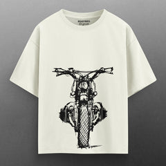 Retro Motorcycle Heavy Duty® Oversized T-Shirt.